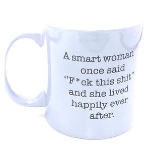 Empowered Women coffee mug periwinkle blue